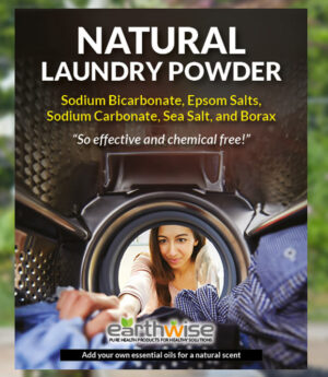 Natural Washing or Laundry Powder